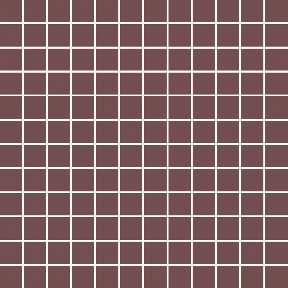 Керамическая плитка Темари бордовый матовый 29,8x29,8x0,35 из 144 частей 2,3х2,3 Kerama Marazzi — фото 1