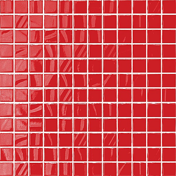 Керамическая плитка Темари красный глянцевый 29,8x29,8x0,35 из 144 частей 2,3х2,3 Kerama Marazzi — фото 1