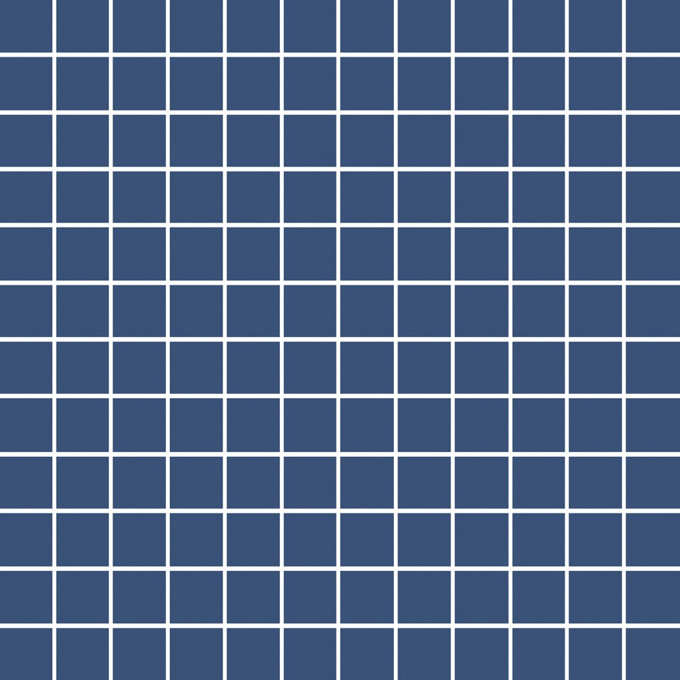 Керамическая плитка Темари синий матовый 29,8x29,8x0,35 из 144 частей 2,3х2,3 Kerama Marazzi — фото 1