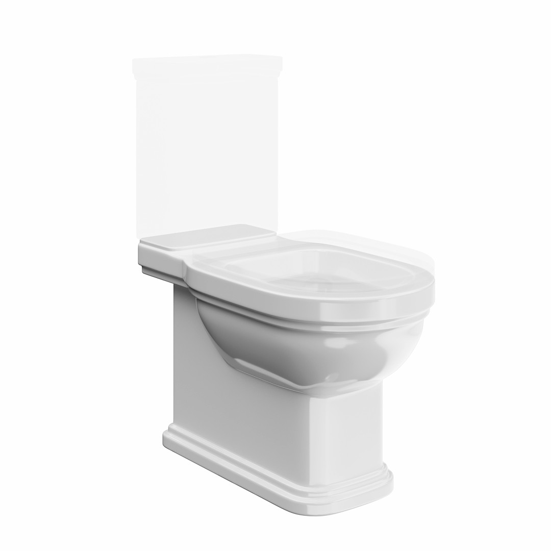 Унитаз Помпеи напольный, белый глянцевый Kerama Marazzi — фото 1